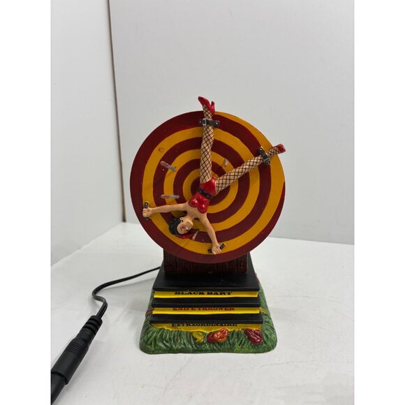 Dept 56 Halloween Magician & Target Lady Electric Animated Display Figurine Set - Picture 5 of 12